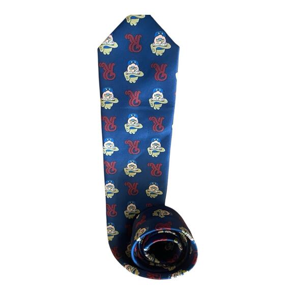 Frisco RoughRiders Minor League Baseball MILB Swinging Teddy Mens Neck Tie - Picture 2 of 5